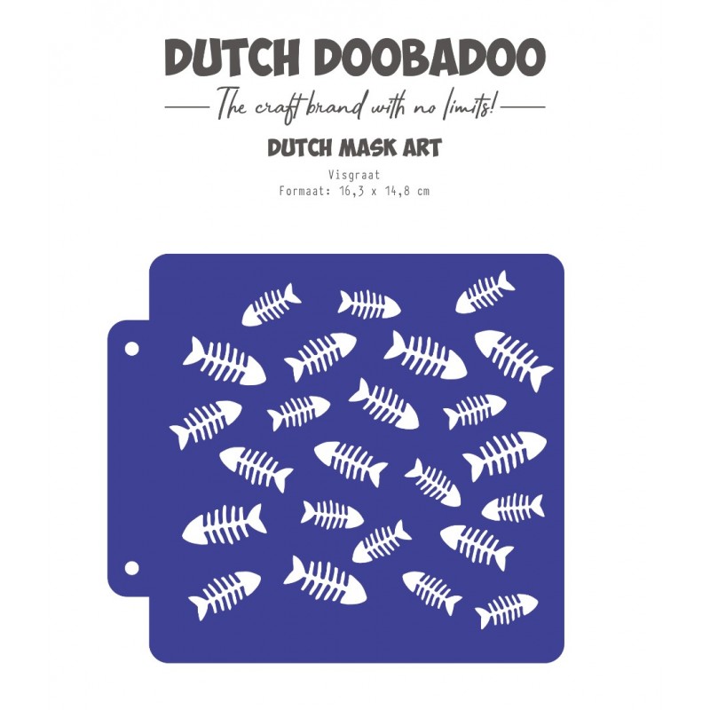 Dutch Mask - DDBD - Visgraat 163x148 mm