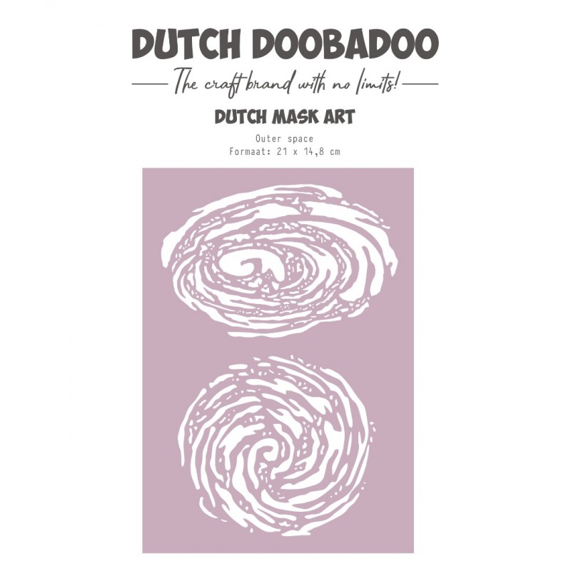Dutch Mask art - DDBD - Outer space A5