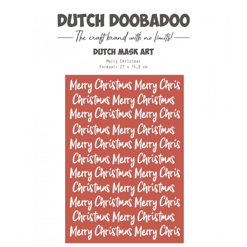 Dutch Mask Art - DDBD - Merry Christmas A5