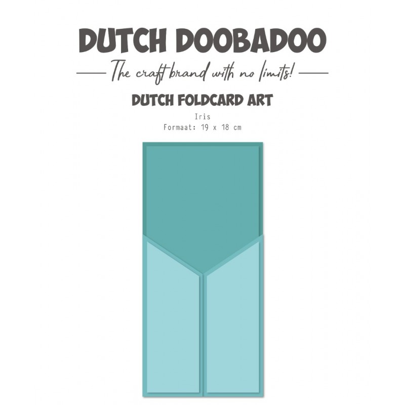 Fold Card Art - DDBD - Iris - A4