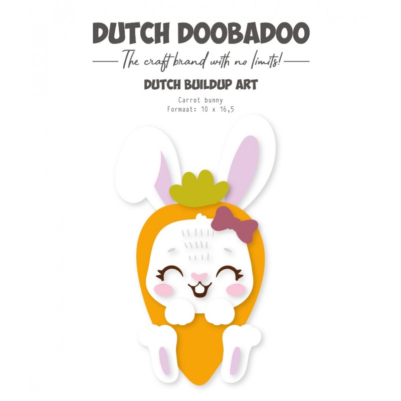 Build up Art - DDBD - Carrot bunny - A5