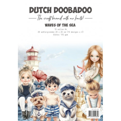 Collage papierset - DDBD - Waves of the Sea