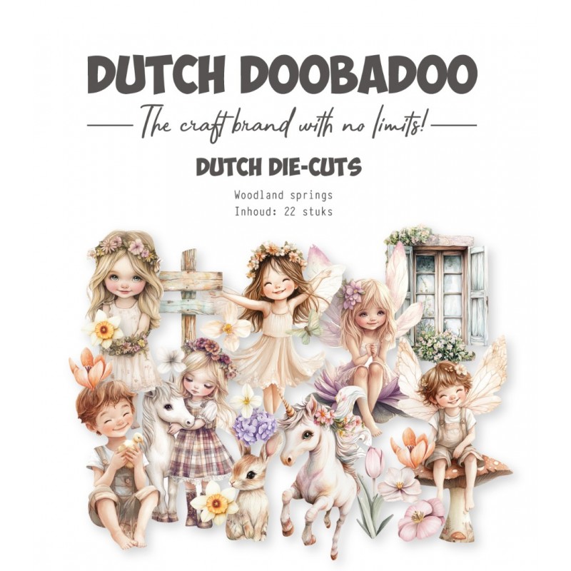 Die-cuts - DDBD - Woodland Springs - 22 stuks