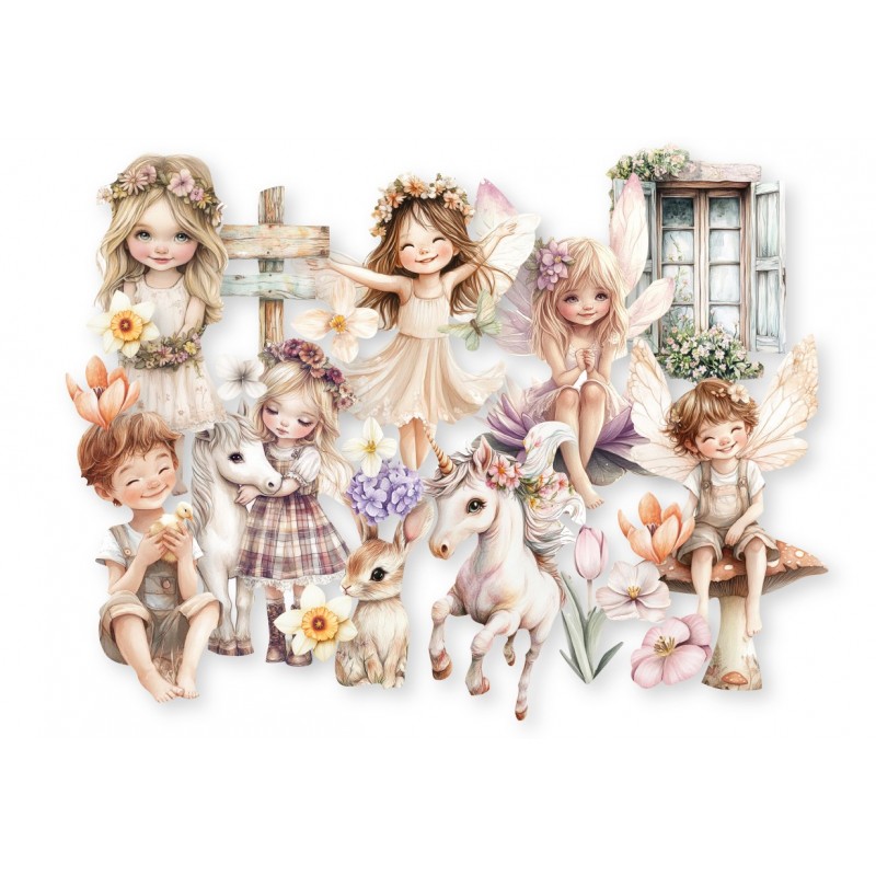 Die-cuts - DDBD - Woodland Springs - 22 stuks