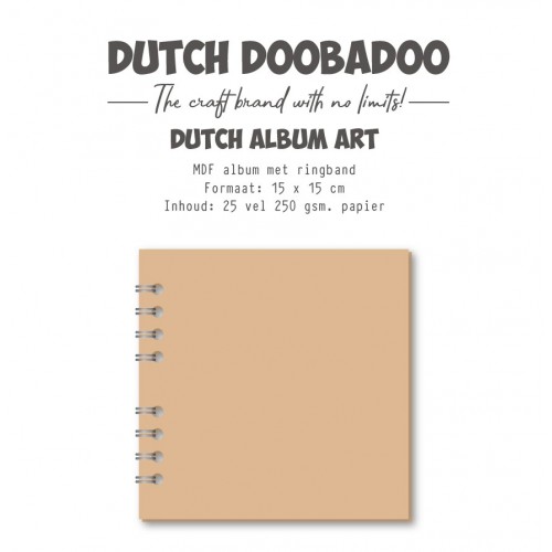 MDF - DDBD - Art Journal Notebook 15 x 15 cm