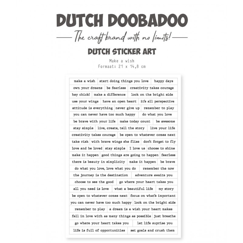 Dutch Sticker - DDBD - Happy spring 1 - A5