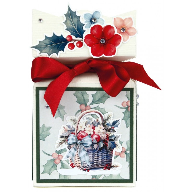 3D Pushout Sheet - Berries Beauties - Frosted Florals - Tin