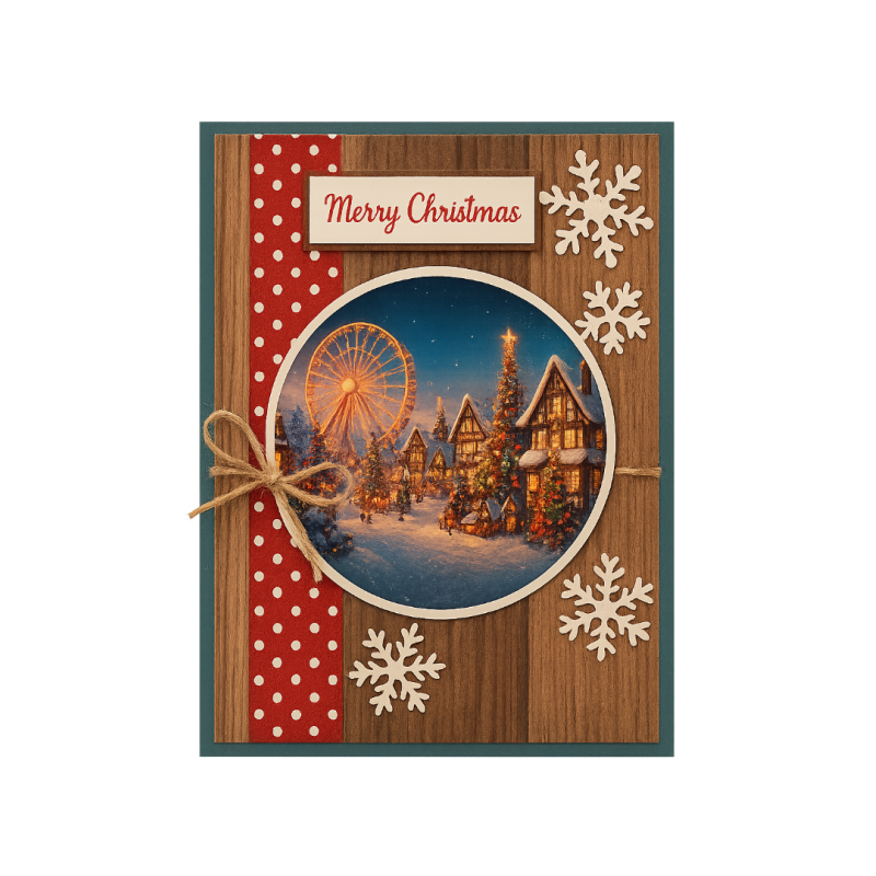 Scenery Push out - Berries Beauties - Snowy Winter Carnival - Round