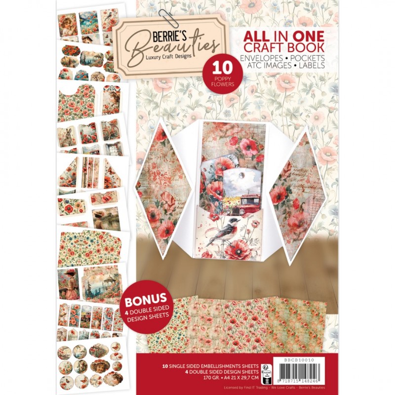 Berries Beauties - All-in-one Craft Book 10 - Poppy Flowers