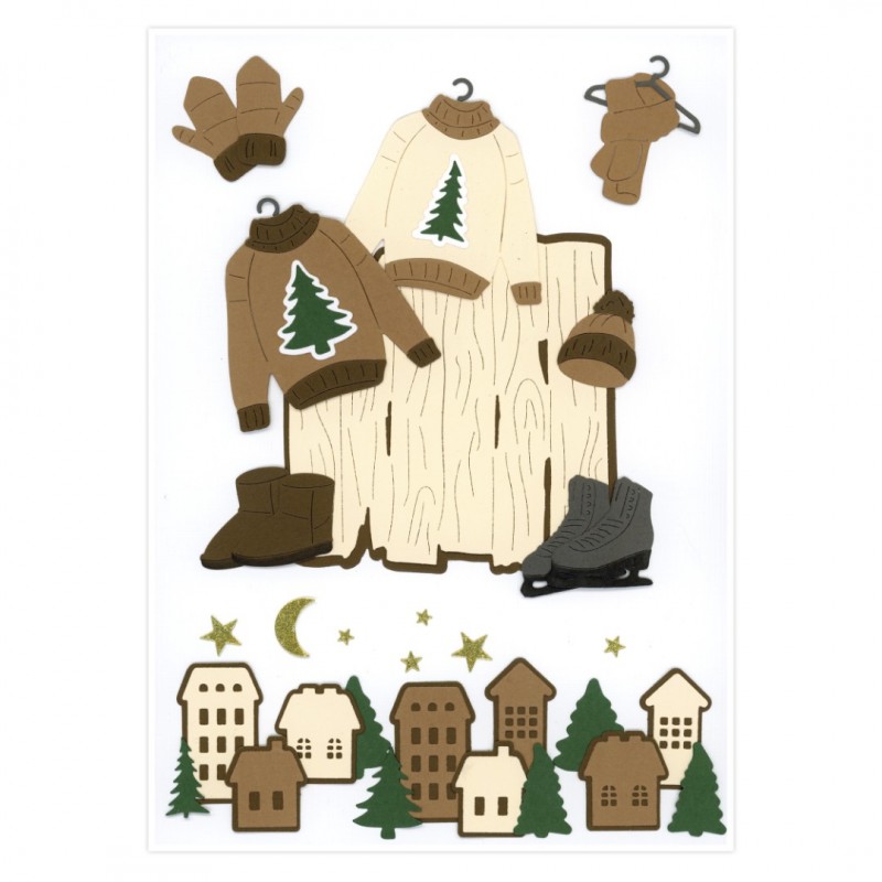 Dies - Berries Beauties - Cosy WInter - Winter Village