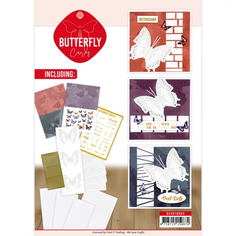 BC4K10004 - Butterfly Cards 4