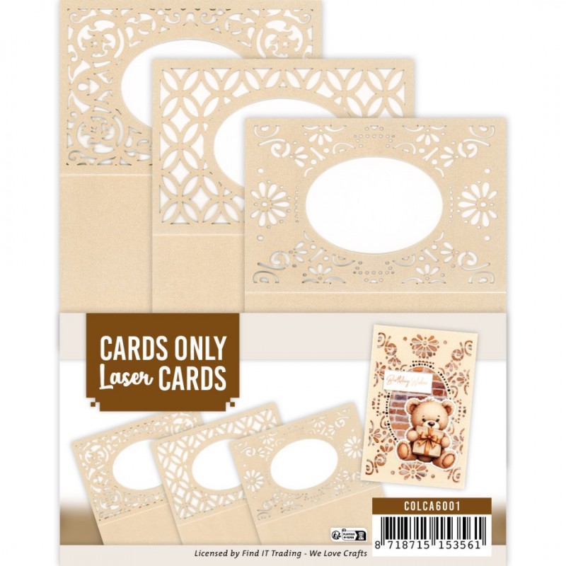 Cards Only - Laser Cards 4K - Set 1 beige