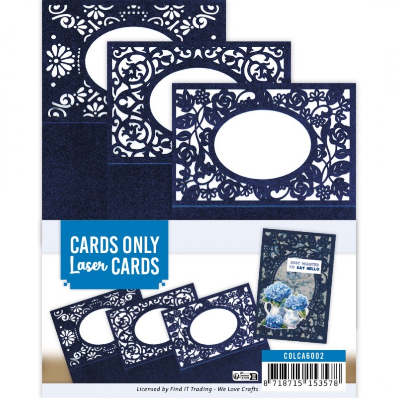Cards Only - Laser Cards 4K - Set 1 blauw