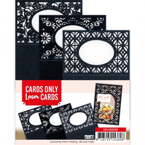 Cards Only - Laser Cards 4K - Set 3 zwart