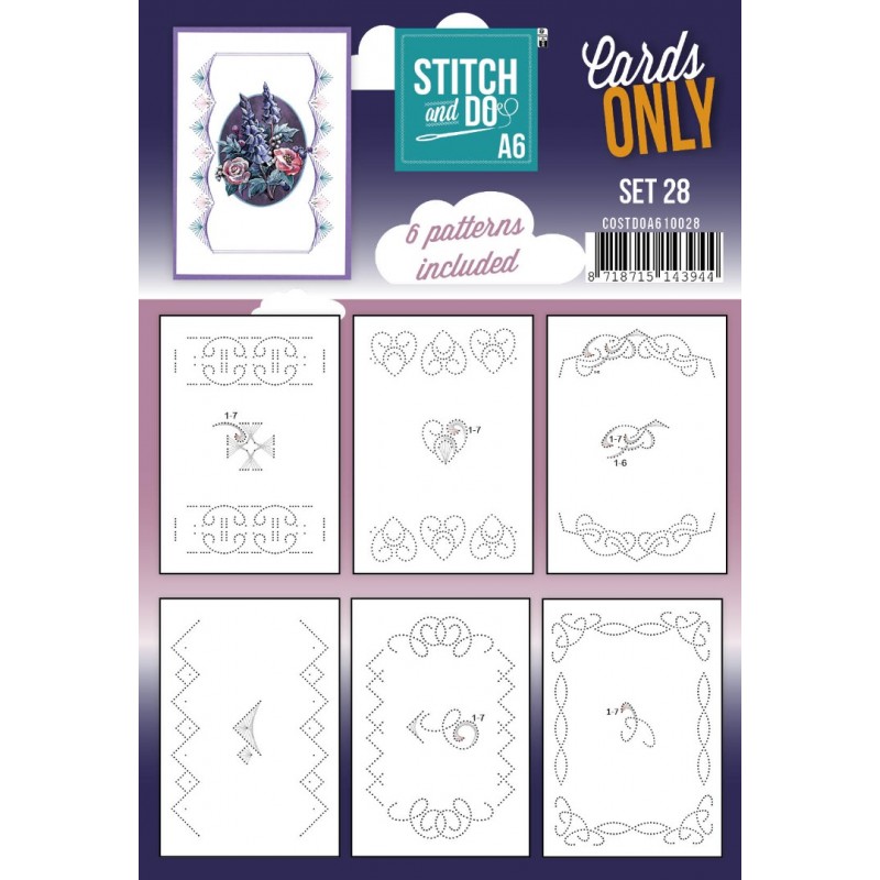 Stitch and Do - Cards Only A6 - Set 28