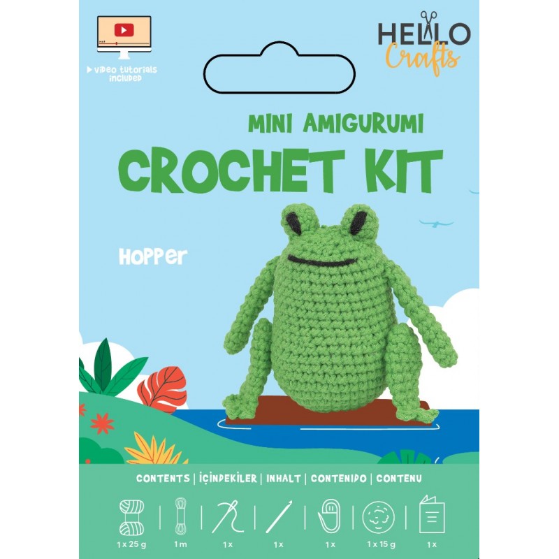 Knitty Critters - Easy Amigurumi Kit - Hopper