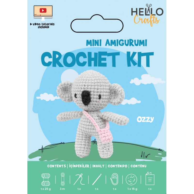 Knitty Critters - Easy Amigurumi Kit - Ozzy