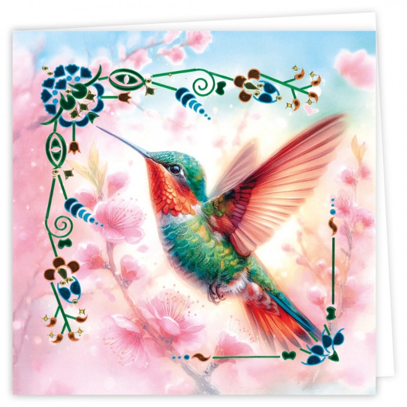 Dot and Do Cards 23 - Berries Beauties - Hummingbirds