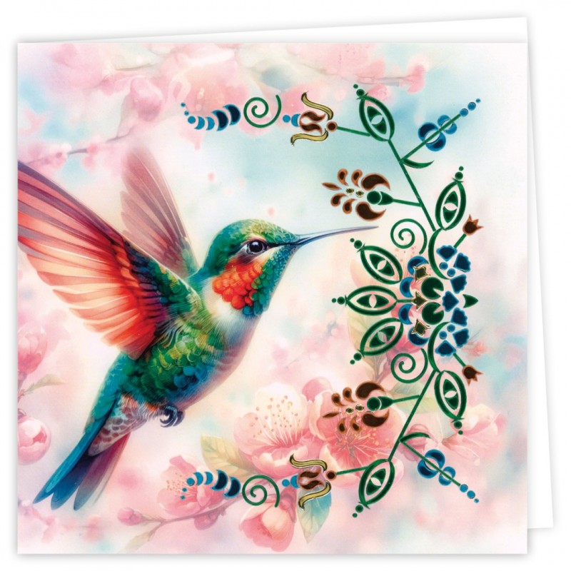 Dot and Do Cards 23 - Berries Beauties - Hummingbirds
