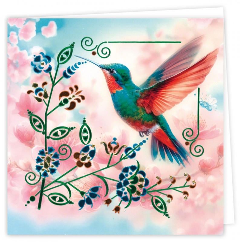 Dot and Do Cards 23 - Berries Beauties - Hummingbirds