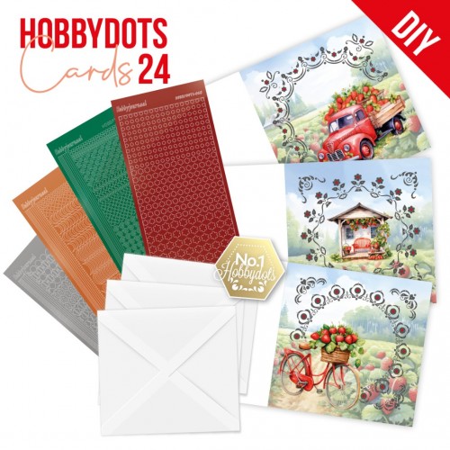 Dot and Do Cards 24 - Berries Beauties - Strawberries