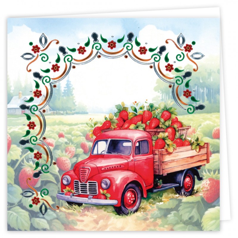 Dot and Do Cards 24 - Berries Beauties - Strawberries