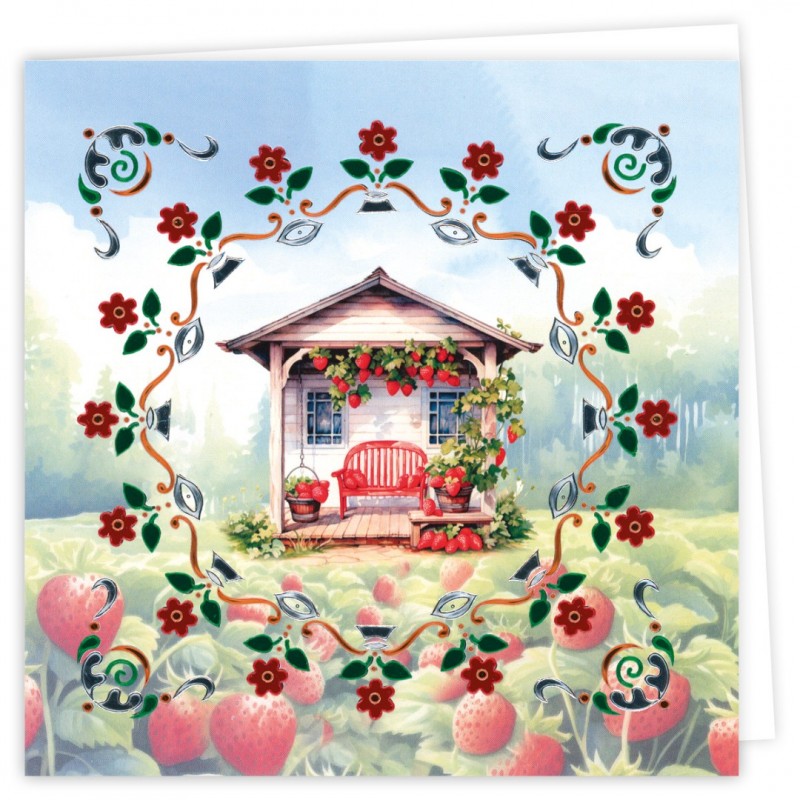 Dot and Do Cards 24 - Berries Beauties - Strawberries