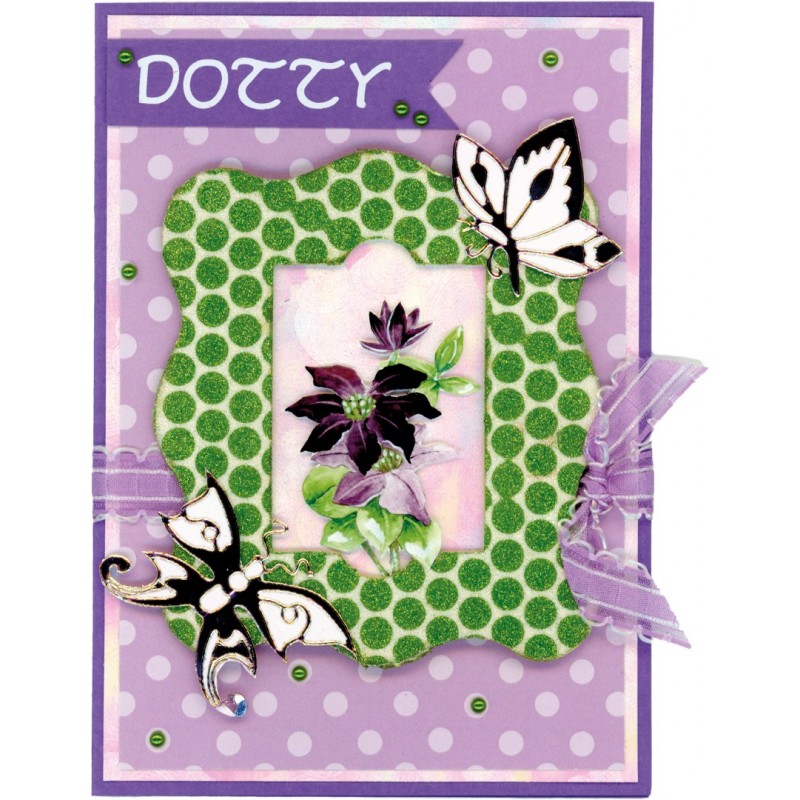 3D Cutting Sheet - Precious Marieke - Purple Blossom - Purple