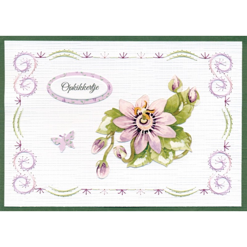 3D Push out Sheet - Precious Marieke - Purple Blossom - Amethyst