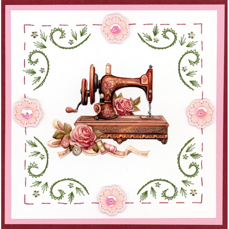 Linen Cardstock Pack - Amy Design - Sewing Serenity - 4K