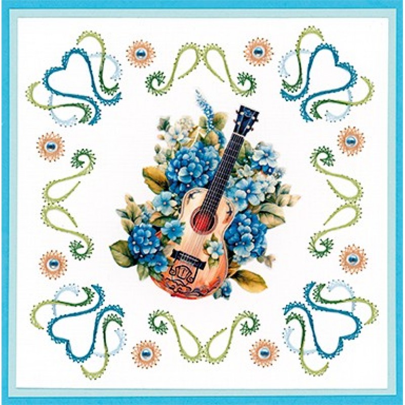 3D Cutting Sheet - Berries Beauties - Blue Meadow - Music
