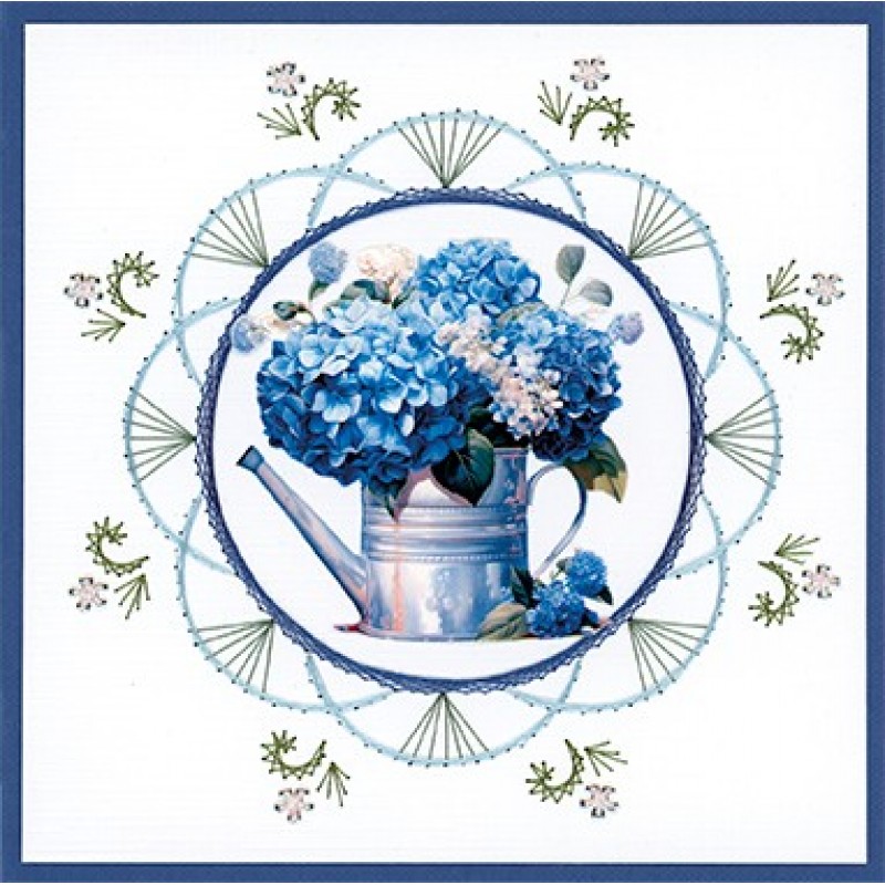 3D Cutting Sheet - Berries Beauties - Blue Meadow - Vase