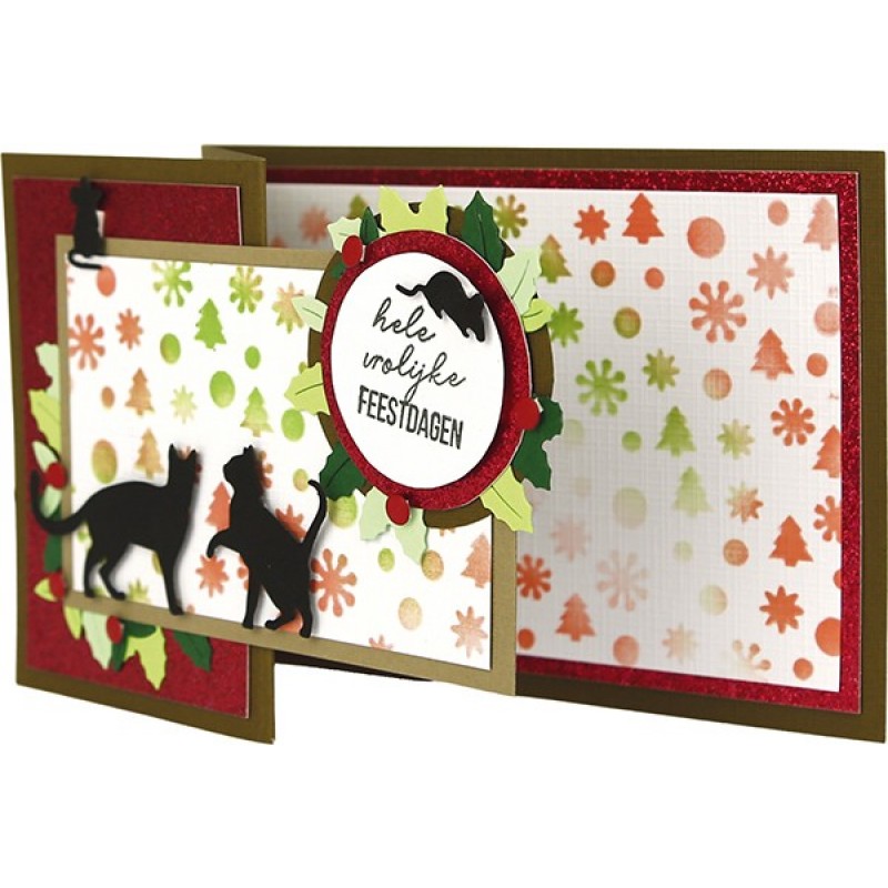 Paperpack - Berries Beauties - A Very Furry Christmas 20 x 20 cm