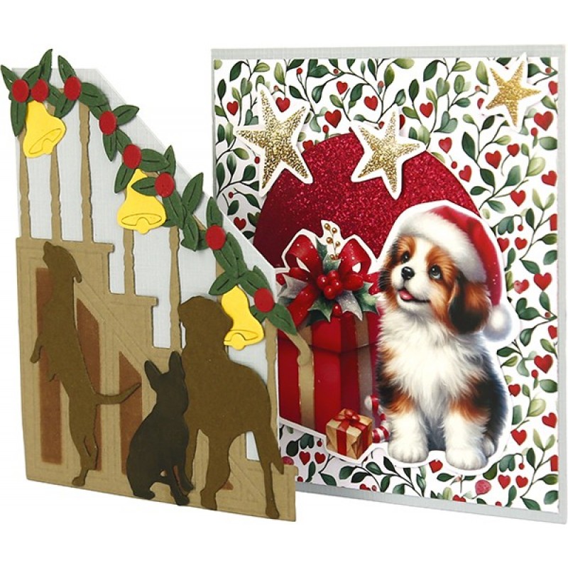 Paperpack - Berries Beauties - A Very Furry Christmas 20 x 20 cm