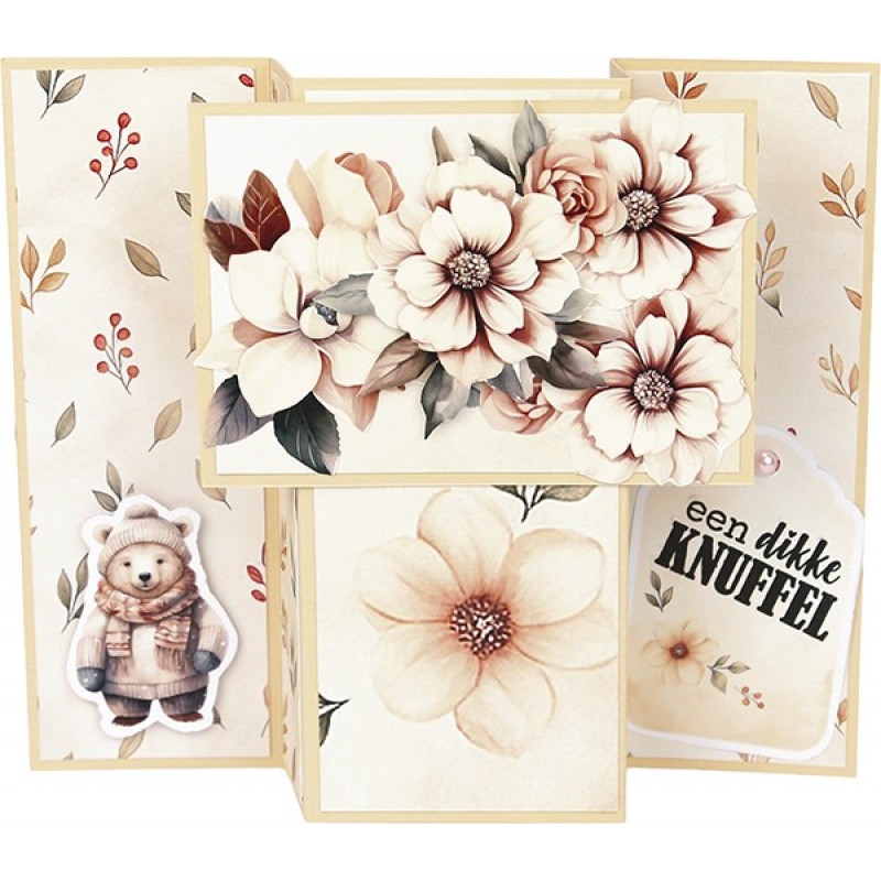 3D Cutting Sheet - Berries Beauties - Cosy WInter - Cosy Flowers