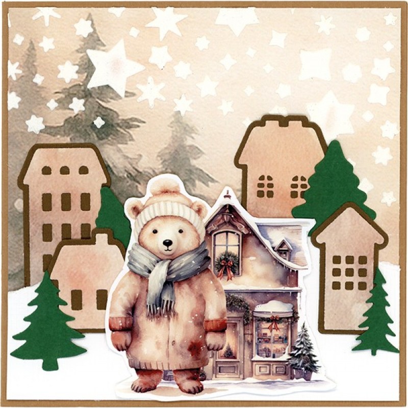 Dies - Berries Beauties - Cosy WInter - Winter Village