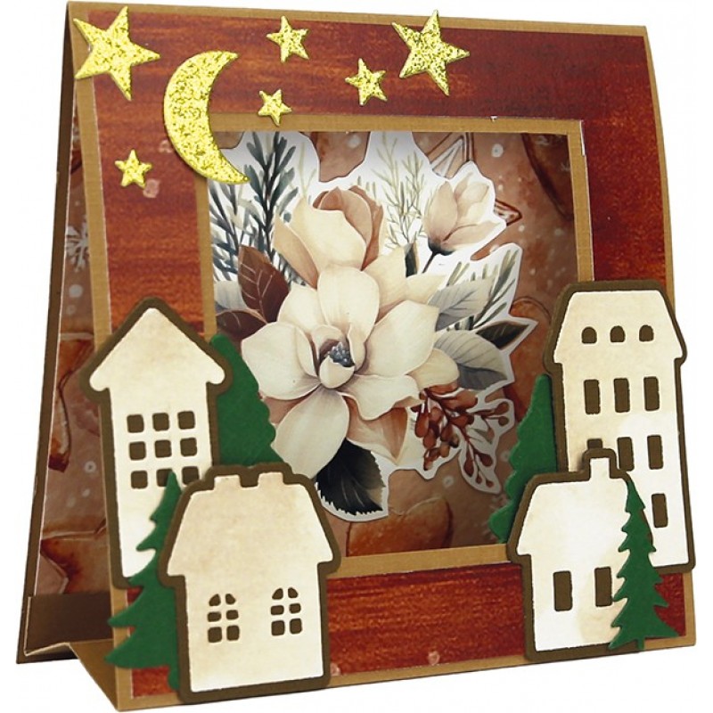 3D Cutting Sheet - Berries Beauties - Cosy WInter - Cosy Flowers