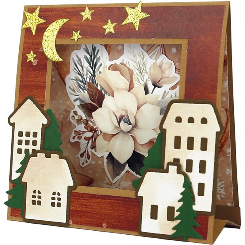 3D Cutting Sheet - Berries Beauties - Cosy WInter - Cosy Flowers