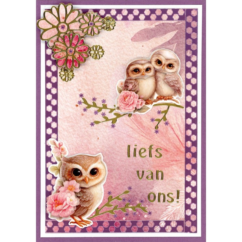 3D Pushout Sheet - Berries Beauties - Owlways Yours - Devotion