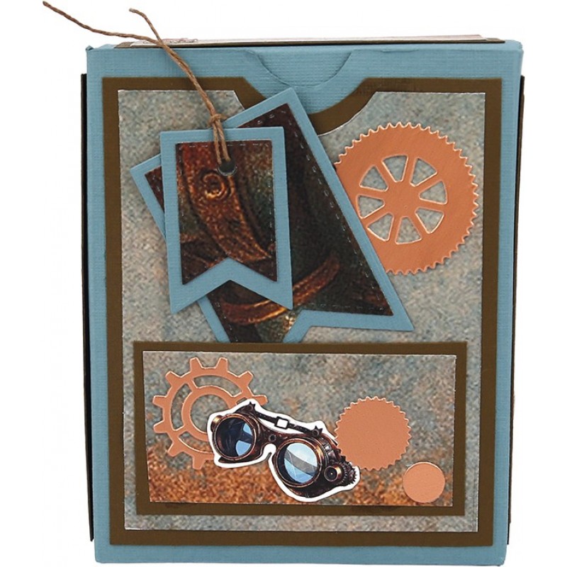 Linen Cardstock Pack - Berries Beauties - Steampunk - A4