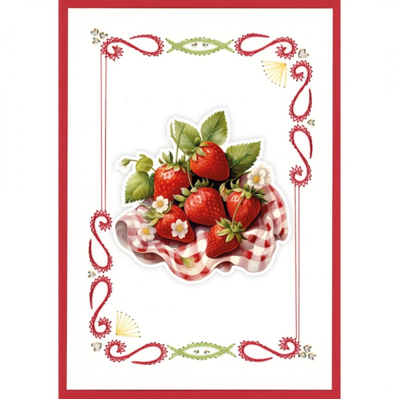 Stitch and Do boek A6 31 - Sweet Strawberries