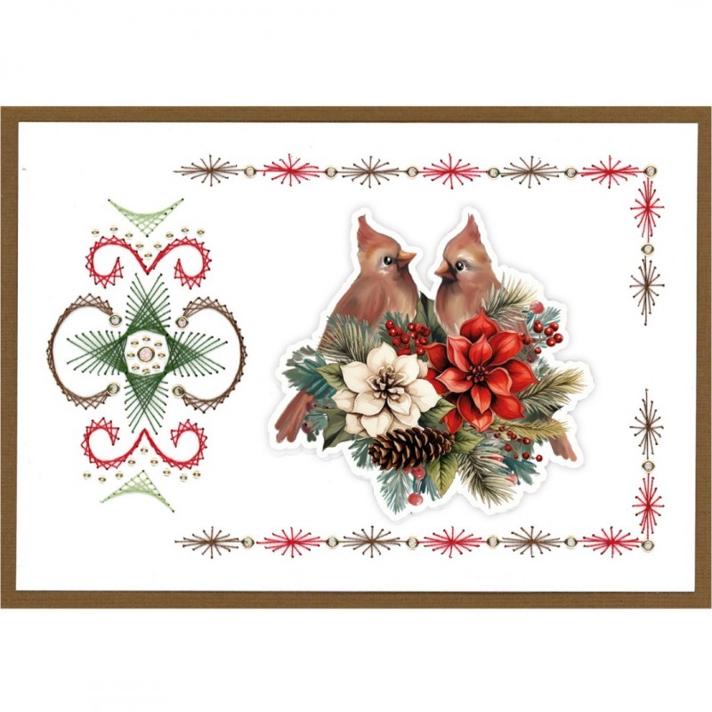 Stitch and Do boek A6 - 33 Red Christmas