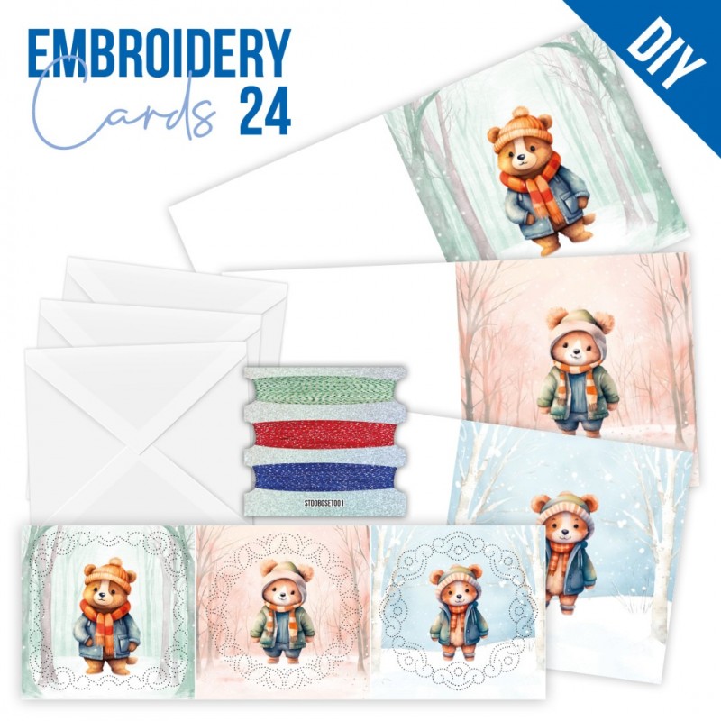 Stitch and Do Cards 24 - Berries Beauties - O Bear