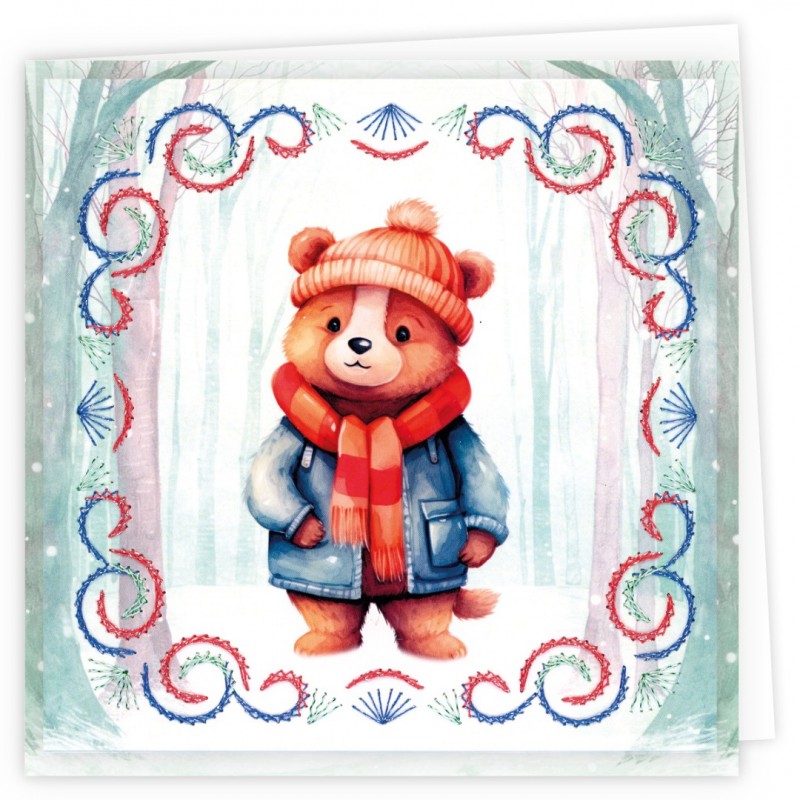 Stitch and Do Cards 24 - Berries Beauties - O Bear