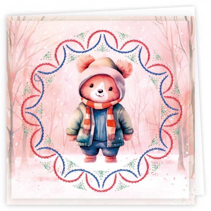 Stitch and Do Cards 24 - Berries Beauties - O Bear