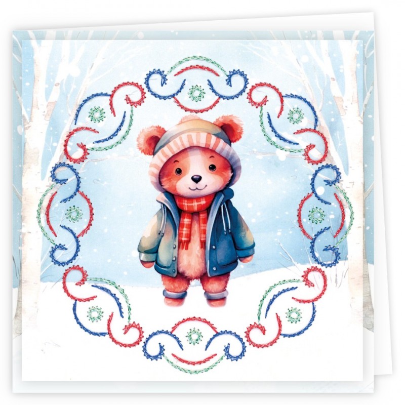 Stitch and Do Cards 24 - Berries Beauties - O Bear