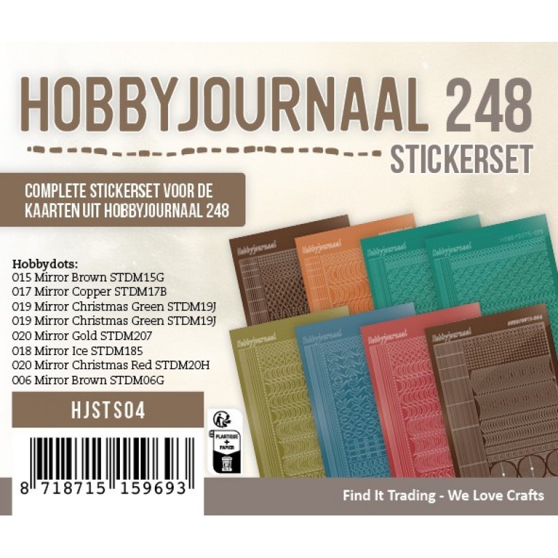 Stickerset Hobbyjournaal 248