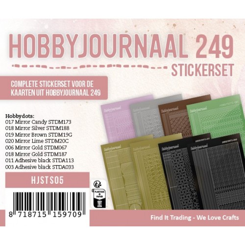 Stickerset Hobbyjournaal 249