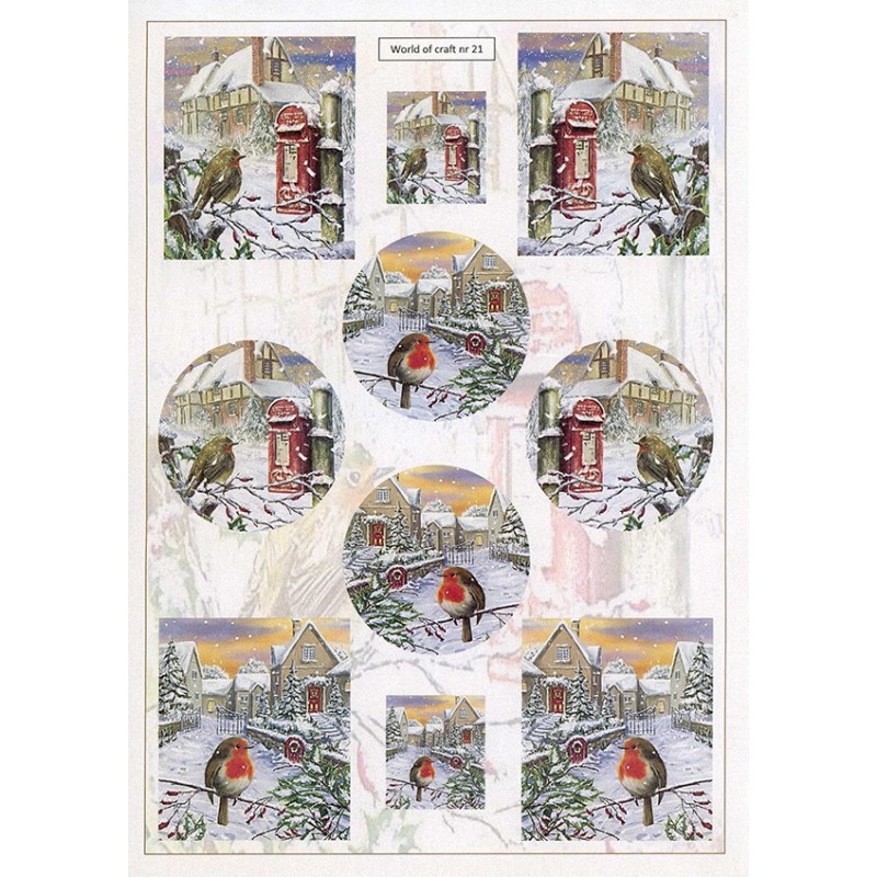Cutting Sheet - WOC - nr 21 - Winter Post Cutting Sheet - WOC - nr 21 - Winter Post