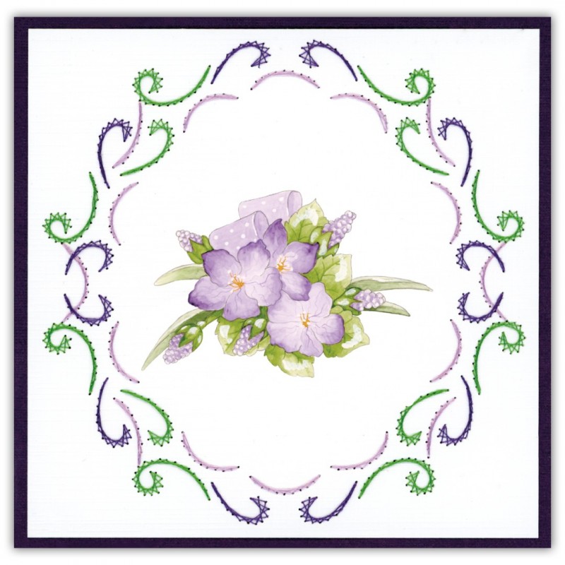 Stitch and Do 255 - Precious Marieke - Purple Blossom